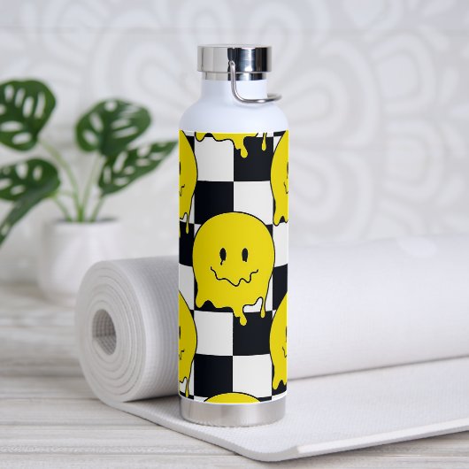 Melting Smile Faces Trinkflasche (Yoga)