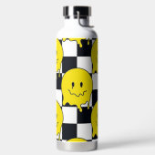 Melting Smile Faces Trinkflasche (links)