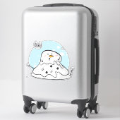 Melting Snowman Sticker (Koffer)