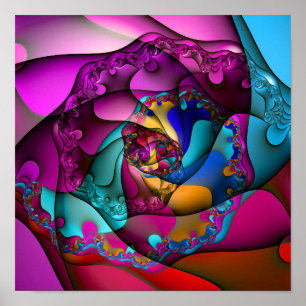 Melting Spiral (12 von 12) Art Print Poster