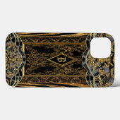 Meltizgaukschutz Baroque Monogram Case-Mate iPhone Hülle (Rückseite (Horizontal))