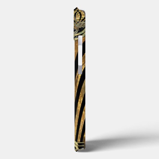 Meltizgaukschutz Baroque Monogram Case-Mate iPhone Hülle (Rückseite / Links)