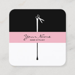MELTPOINT Scissors Haare Stylist Quadratische Visitenkarte