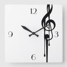 MELTPOINT WHITE Black G-Clef Big Custom Numbers