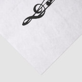 MELTPOINT WHITE Hot Black G-Clef Seidenpapier (Ausschnitt)