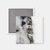 Meltwater-Teiche entlang der grönländischen Westkü Magnet (Vorderseite/Rückseite)