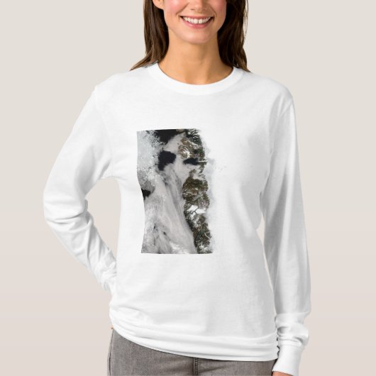 Meltwater-Teiche entlang der grönländischen Westkü T-Shirt (Vorderseite)