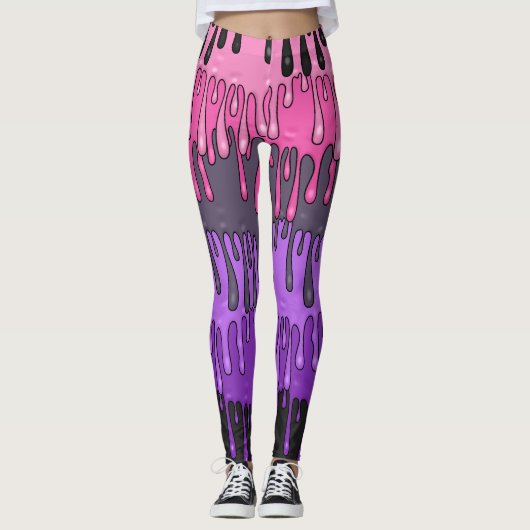 Melty Goth Leggings (Vorderseite)