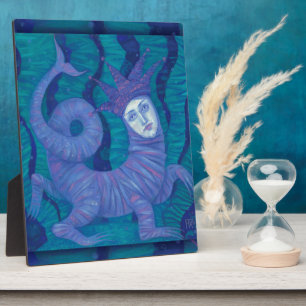 Melusine, Melusina, Fantasie, surreal, Wassergeist Fotoplatte