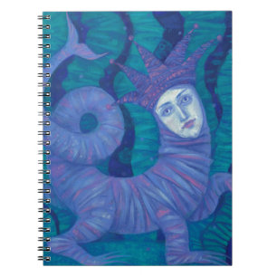 Melusine, Melusina, Fantasie, surreal, Wassergeist Notizblock