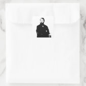 Melville Quadratischer Aufkleber (Tasche)