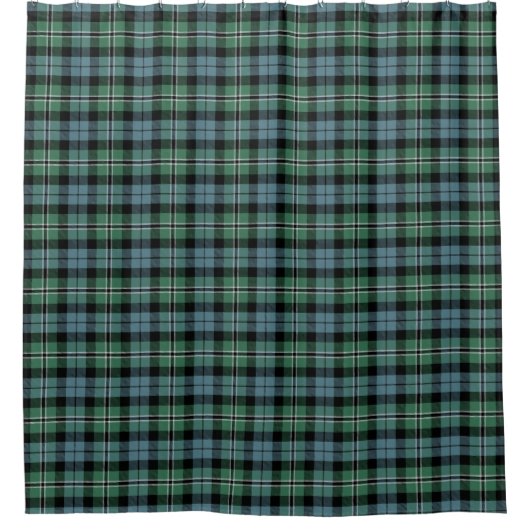 Melville Tartan Duschvorhang (Vorderseite)