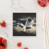 Melvin Cat Fine Art Serviette (Beispiel)