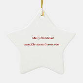 Melvin Elche als Sankt Keramikornament (Hinten)