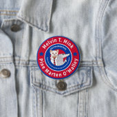 Melvin T. Mink Kampagnenknopf Button (Beispiel)