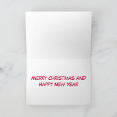 Melvins Weihnachtskarte Feiertagskarte (Innenseite)