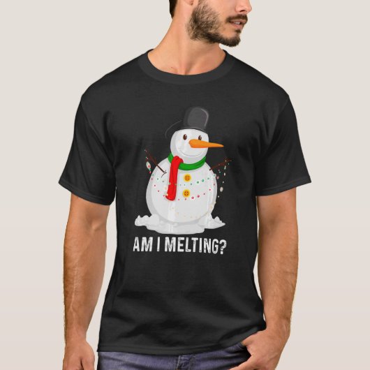 Melze ich im Frühling Schneemannschmelze? T-Shirt (Vorderseite)