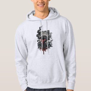 Melzen von Strichcode Graffiti Art Männer Hoodie