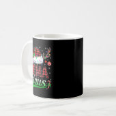 Mema Claus Christmas Lights Matching Family Xmas P Kaffeetasse (Vorderseite Links)
