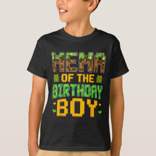 Mema des Geburtstagsjungen Videospieler Geburtstag T-Shirt