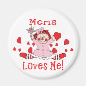 Mema Liebe Rag Doll Magnet (Vorne)