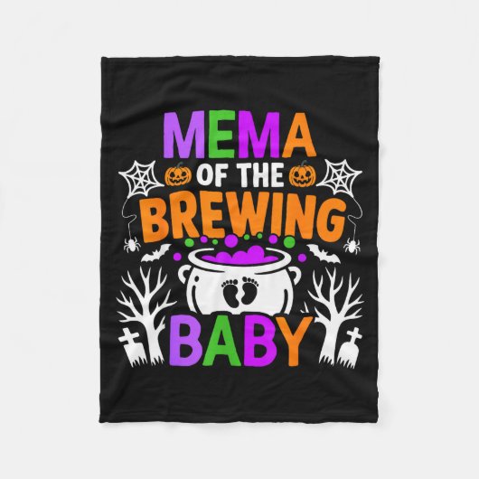 Mema Of The Brewing Baby Halloween Costume Fleecedecke (Vorderseite)