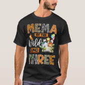 Mema Of The Wild And Three 3rd Birthday Boy Safari T-Shirt (Vorderseite)