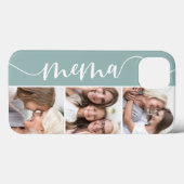Mema Script Grandma Foto Collage Case-Mate iPhone Hülle (Rückseite (Horizontal))
