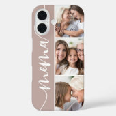 Mema Script Grandma Foto Collage Case-Mate iPhone Hülle (Rückseite)