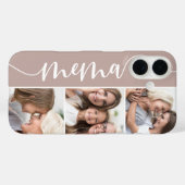 Mema Script Grandma Foto Collage Case-Mate iPhone Hülle (Rückseite (Horizontal))