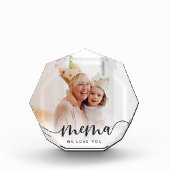 Mema We Liebe You | Oma Script Overlay Fotoblock (Vorderseite)