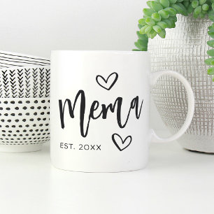 Mema Year Etablierte Oma Kaffeetasse