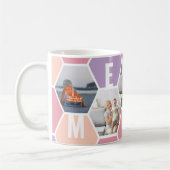MEMAW 5 Foto bearbeitet 5 Letter Honeycomb Kaffeetasse (Links)