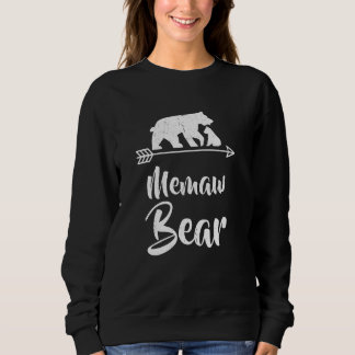 Memaw Bär Matching Familie Weihnachtskostüm Sweatshirt