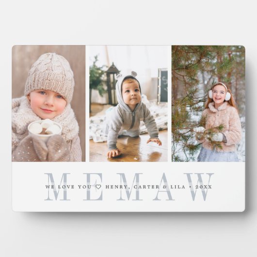 Memaw | Entenkinder - FotoCollage Fotoplatte (Vorderseite)