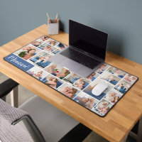 Memaw Foto Collage Grid Blue White Grandkids Gesch