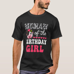 Memaw of the Birthday Girl Funny Cow Familie Match T-Shirt