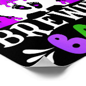 Memaw Of The Brewing Baby Grandma To Be Halloween  Poster (Ecke)