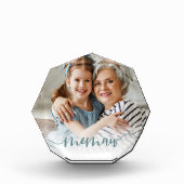 Memaw | Oma Script Overlay Fotoblock (Vorderseite)