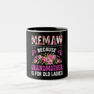 Memaw/Oma Zweifarbige Tasse