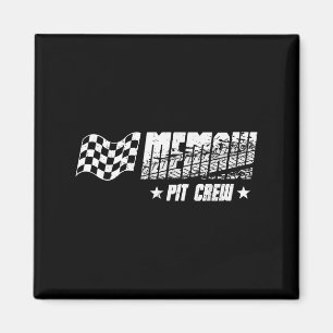 Memaw Pit Crew Race Car Geburtstagsrennen Magnet