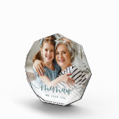 Memaw Wir Liebe Sie | Oma Script Overlay Fotoblock (Rechts)