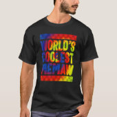 Memaw World's Coolest Memaw Tie Dye Spoiling Grand T-Shirt (Vorderseite)