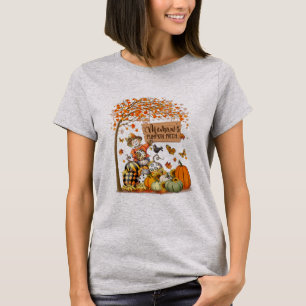 Memaw's Pumpkin Patch Herbstlaubs Scarecrow T-Shirt