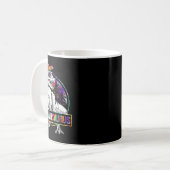 Memawsaurus Dinosaur Memaw Saurus Familie Matching Kaffeetasse (Vorderseite Links)