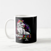 Memawsaurus Dinosaur Memaw Saurus Familie Matching Kaffeetasse (Links)