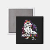 Memawsaurus Dinosaurier Memaw Saurus Familienpasse Magnet (Vorderseite/Rückseite)