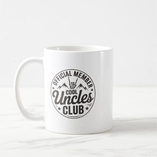 Member Cool Uncles Club Funny Uncle Father's Day  Kaffeetasse (Links)
