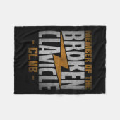 Member Of The Broken Clavicle Club - Recovery Quot Fleecedecke (Vorderseite (Horizontal))