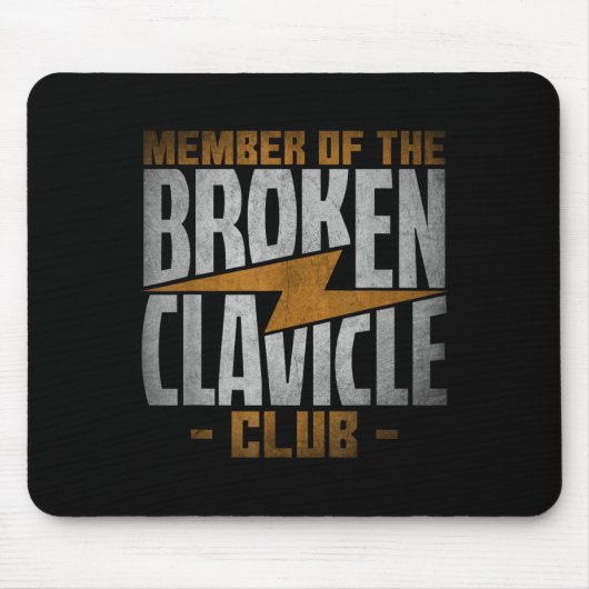 Member Of The Broken Clavicle Club - Recovery Quot Mousepad (Vorne)
